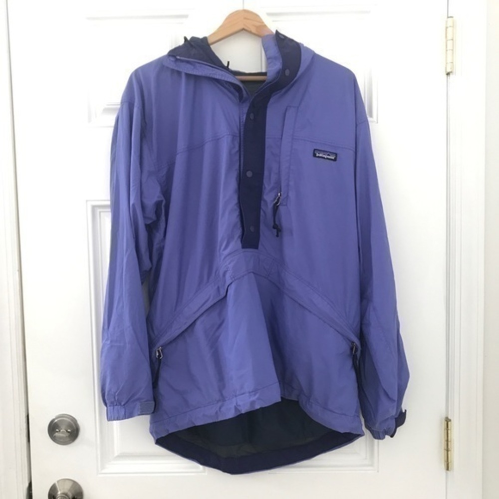 Patagonia Vintage Back Bowl Anorak Half Zip Snap Pullover Jacket